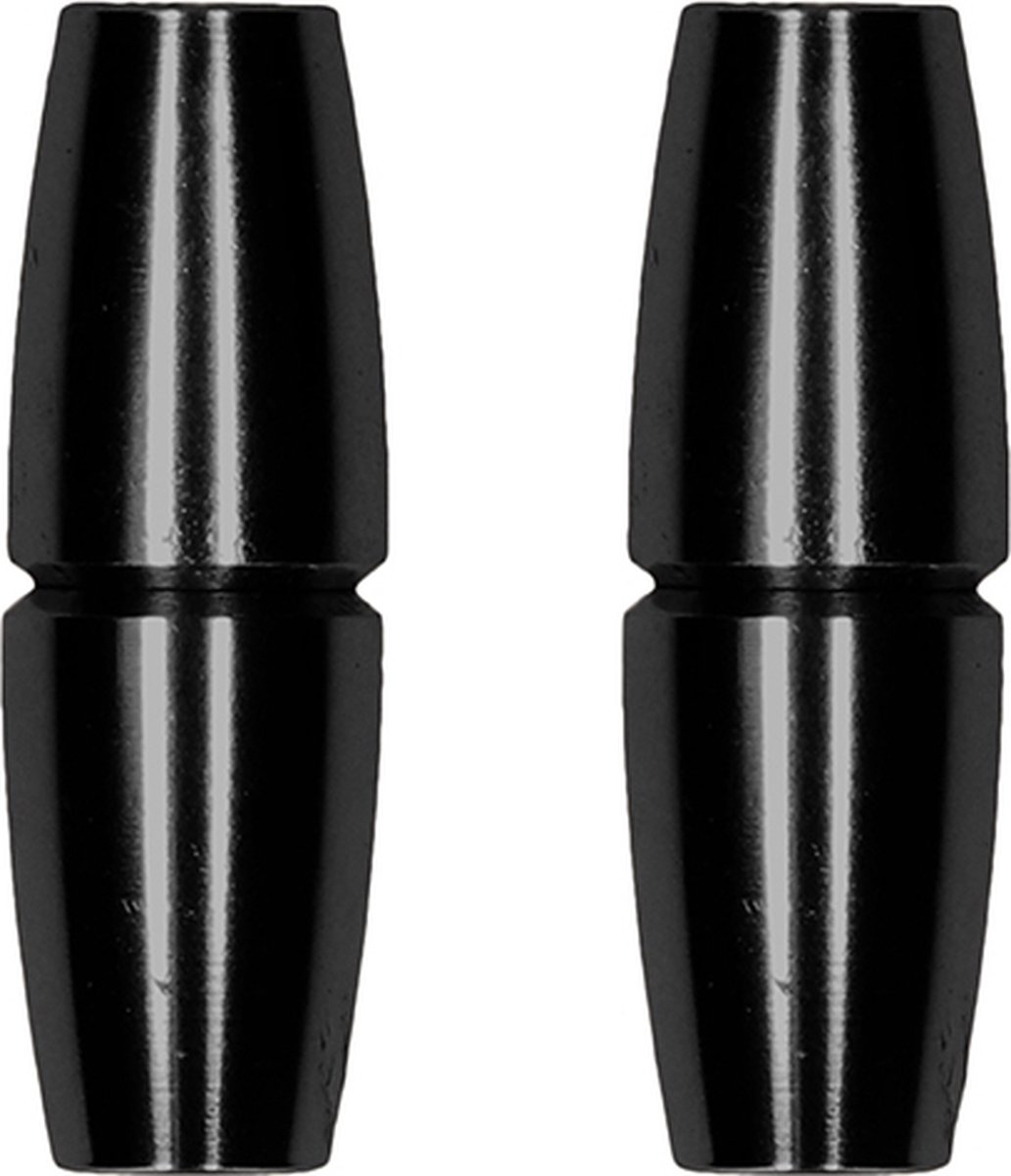 Ouch! Sensual Cylinder - Magnetische Tepelklemmen - Aluminium - Zwart