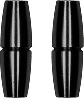 Magnetic Nipple Clamps - Sensual Cylinder - Black