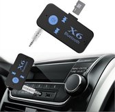Auto Bluetooth Adapter - 3 in 1 Bediening en SD kaart ingang - Muziek en Handsfree Bellen