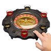 Afbeelding van het spelletje Decopatent® Roulette Drankspel - Met 6 shotglaasjes - Drinkspel - Drank spel Voor Volwassenen - Drinking Game - Drank Roulette