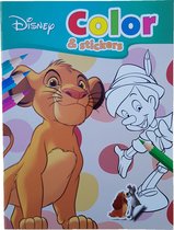 Disney Kleurboek +/- 32 kleurplaten + Stickers