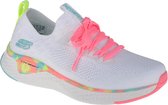 Skechers Solar Fuse sneakers meisjes wit/roze
