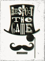 MONOPOLY RESPECT THE GAME - Art Collector Print 30x40 cm