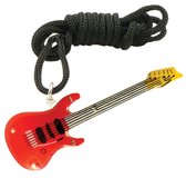 Blinkende halsband gitaar rood