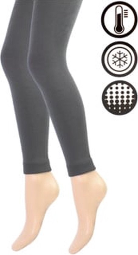 Legging Thermo Femme - Anthracite - Taille L / XL