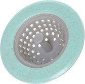 Siliconen gootsteen zeef 11 cm -  Gootsteenfilter – Afvoerzeef - Aanrecht zeef - groen