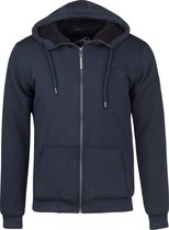 BJØRNSON Kenny Sweatvest Heren - Teddy Gevoerd - Hoodie - Maat S - Donkerblauw