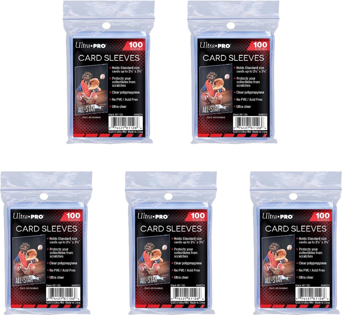 Pokemon sleeves Soft card sleeves Ultra Pro sleeves TCG