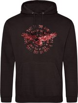 Hoodie red Rock And Roll In My Soul - Black (XL)