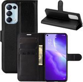 Book Case - Oppo Find X3 Lite Hoesje - Zwart