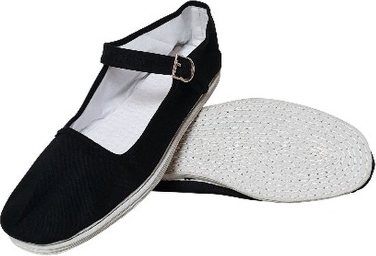 DongDong - Tai Chi schoenen - Dames - Witte touw zool