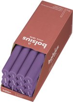 Shine rustiek tafelkaars 16 stuks Vibrant Violet