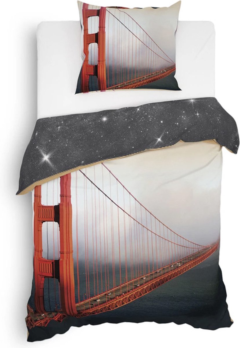 Heckettlane Heckett & Lane Monty Dekbedovertrek - Eenpersoons - 140x200/220 cm - Multi