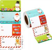 Without Lemons 500 kerst cadeau sticker labels | Kerstlabels 5x4 cm | Feestdagen | Stickers | Sluitstickers | Kerstman | Kerstboom | Rendier | Cadeau | Verpakking | Verzenden |Webs