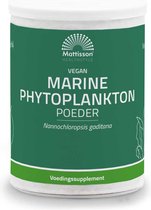 Bol.com Mattisson - Vegan Marine Phytoplankton Poeder - Vegan Plankton Voedingssupplement - Rijk aan Vitamine B12 & Jodium - 100... aanbieding