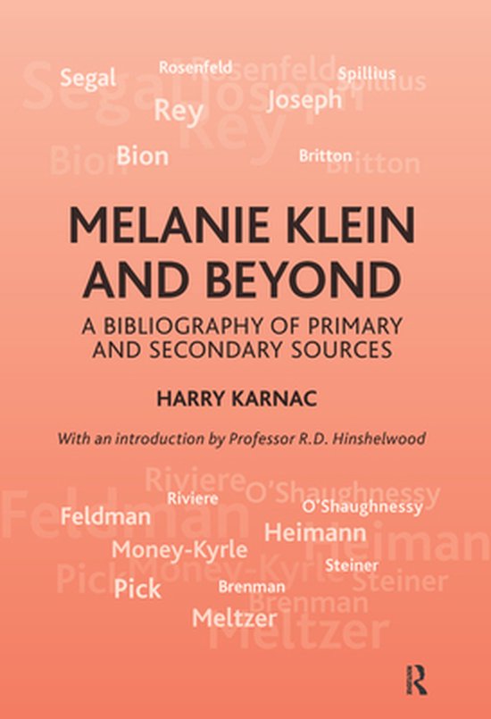 Melanie Klein and Beyond - cover