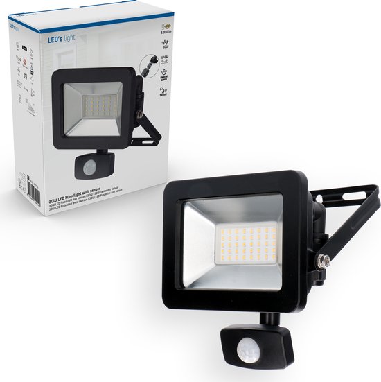 LED éclairage pour intérieur et extérieur type fh350ts ip66 18w Lampe avec détecteur mvt