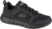 Skechers Track-Knockhill 232001-BBK, Mannen, Zwart, Trainingschoenen,Sportschoenen, maat: 45,5