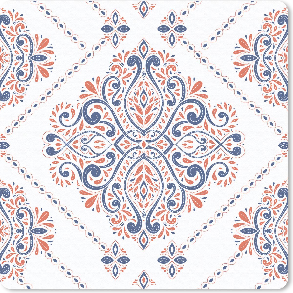 Muismat 30x30 cm - Mousepad Patronen - Bloemen - Mandala - Muismatten