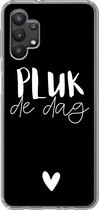Coque Samsung Galaxy A32 5G - Citations - Néerlandais - Carpe diem - Siliconen