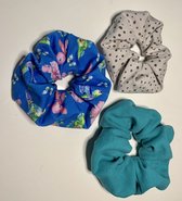 Scrunchies - Handmade - Ellastiek - Haarband - Rekker -