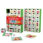 Eurographics puzzel Sweet Christmas Advent Calendar 24 puzzels