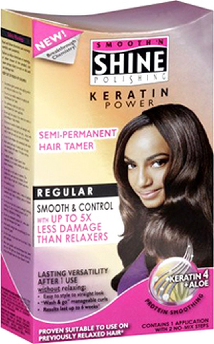 Smooth N Shine Keratin Hair Tamer Kit Regular