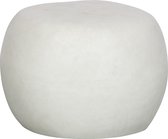vtwonen Pebble Bijzettafel - Fiber Clay - Betonlook - Wit - 35x50x50 cm