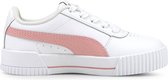 PUMA Carina L PS Meisjes Sneakers - Puma White-Peony - Maat 32