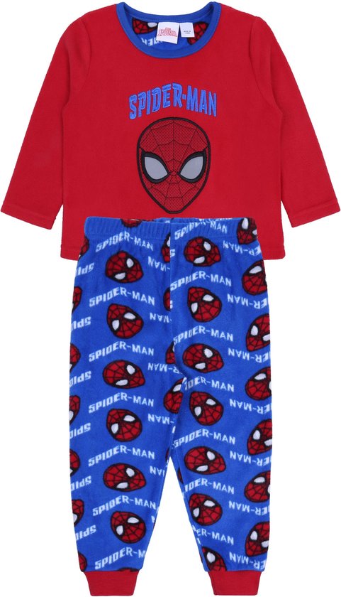 Spiderman Fleece Pyjama Blauw voor Kinderen