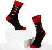 McGregor Sokken Dames | Maat 36-40 | Hotdog Sok | Zwart Grappige sokken/Funny socks