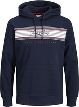 JACK&JONES PLUS JJLEO SWEAT HOOD PS Heren Trui - Maat EU2XL