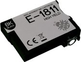 Inktplace Huismerk T1811 Inkt cartridge Black / Zwart geschikt voor Epson