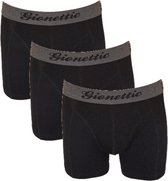 Gionettic heren boxershorts Bamboo | MAAT XL | 3-pack | Uni zwart