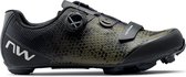 Northwave Razer 2 Mountainbike Schoenen  Fietsschoenen - Maat 46 - Unisex - zwart/groen