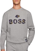 Hugo Boss NBA Windmill LA Lakers Trui - Mannen - grijs - paars - geel