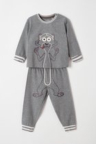 Woody Studio Jongens-Heren Pyjama Grijs 6m