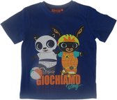 Bing t-shirt kinderen Giochiamo donkerblauw - T-shirt voor kinderen - T-shirt voor jongens - T-shirt voor meisje - Bing t-shirt - Bing shirt