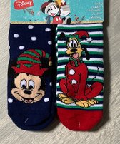 Disney kerstsokken voor kinderen - Mickey Mouse sokken - Pluto sokken - Multipack - Maat 23-26