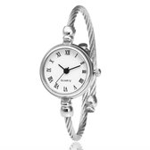 Iron Horloge | Zilver / Wit | Staal | Ø 20 mm | Fashion Favorite