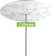 LEDatHOME  - Ronde XXL  1-gats met 4 zijgaten plafondkap - 400 mm – Maak of ontwerp zelf je hanglamp – Onze adviseurs helpen je graag - Ook met installeren aan huis - Kwaliteit is