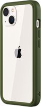 Apple iPhone 13 Mini Hoesje - Rhinoshield - CrashGuard NX Serie - Hard Kunststof Bumper - Groen - Hoesje Geschikt Voor Apple iPhone 13 Mini