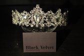 Mooie tiara, kroon, bruid, prinses, haaraccessoire, luxe diadeem, Haarpin, bloemen, haarpin, strass, koningin, maangodin, godin