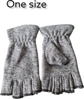 Paradise Vingerloze Handschoenen - Winterhandschoenen - Off White/Grey - One Size