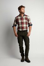 River Woods Slim fit Wallstreethemd in rood