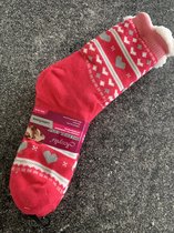 Happy socks - kerstsokken - huissokken anti slip - maat 39-42