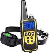 A&K Anti Blafband - Inclusief Afstandsbediening - Halsband Voor Honden - Oplaadbaar - Trilling Geluid Licht - 800 Meter Bereik - IP67