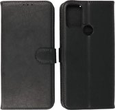 Motorola Moto G50 5G Hoesje - Book Case Telefoonhoesje - Kaarthouder Portemonnee Hoesje - Wallet Case - Zwart