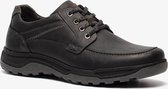 Hush Puppies leren heren veterschoenen - Zwart - Maat 45 - Echt leer - Uitneembare zool