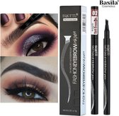 Basila® Microblading Eyebrow Tattoo Pen - #2 Donker Bruin - Waterproof Waterdicht Wenkbrauw Pen
